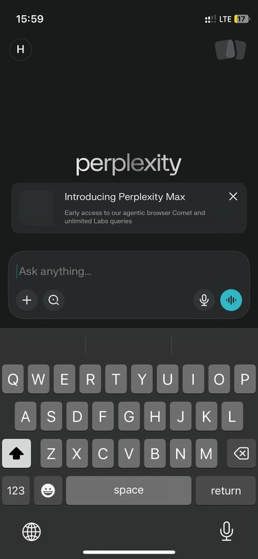 Perplexity • iOS