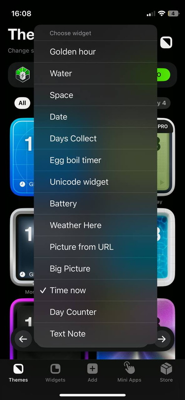 Be My Widget • iOS