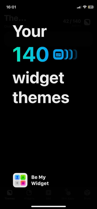 Be My Widget • iOS