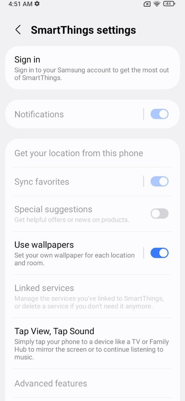SmartThings • Android